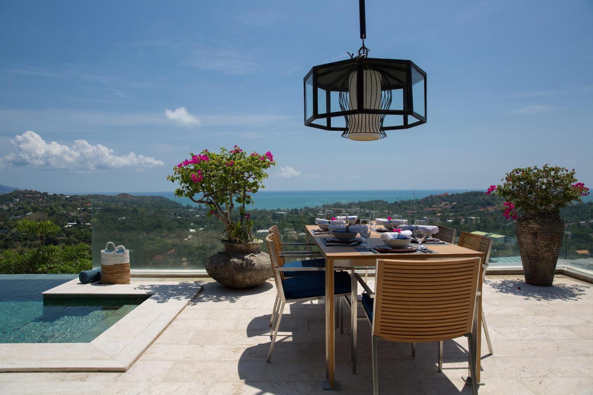 Villa Belle - Fully Serviced Private Sea View Villa With An Award Winning In-House Cook Choeng Mon Dış mekan fotoğraf