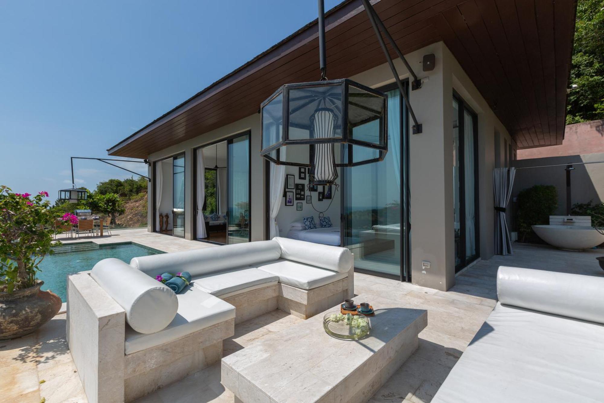 Villa Belle - Fully Serviced Private Sea View Villa With An Award Winning In-House Cook Choeng Mon Dış mekan fotoğraf