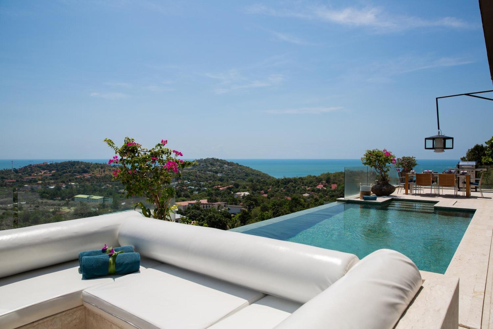 Villa Belle - Fully Serviced Private Sea View Villa With An Award Winning In-House Cook Choeng Mon Dış mekan fotoğraf