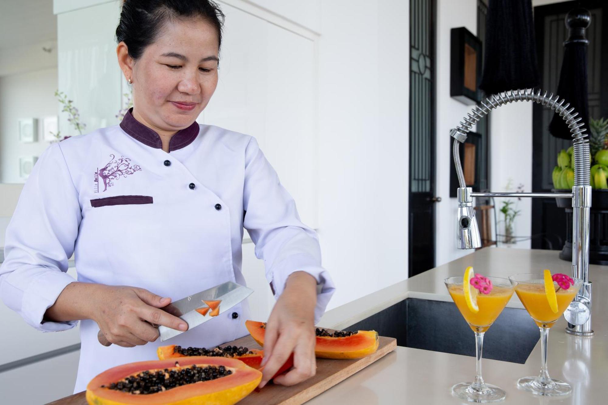 Villa Belle - Fully Serviced Private Sea View Villa With An Award Winning In-House Cook Choeng Mon Dış mekan fotoğraf