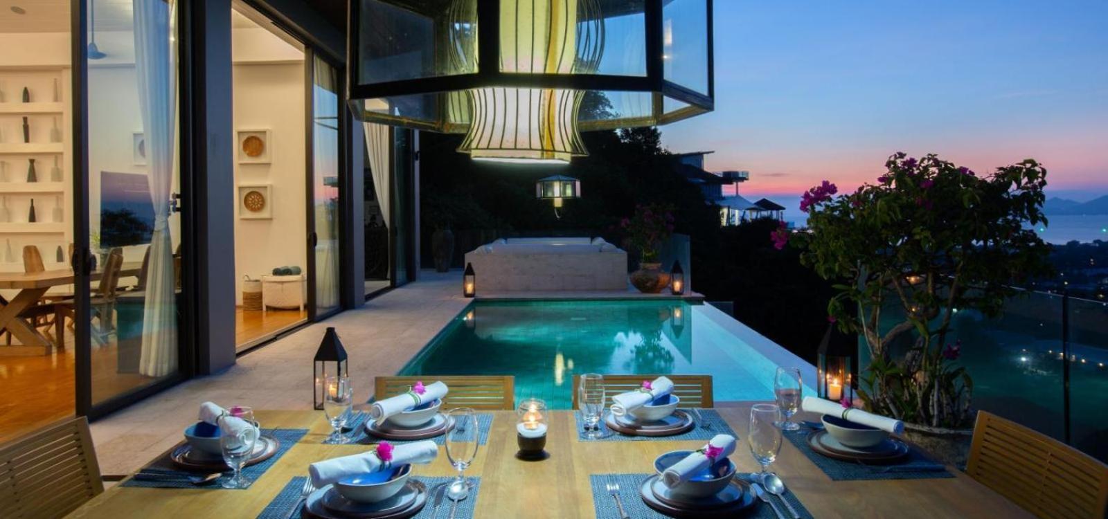 Villa Belle - Fully Serviced Private Sea View Villa With An Award Winning In-House Cook Choeng Mon Dış mekan fotoğraf