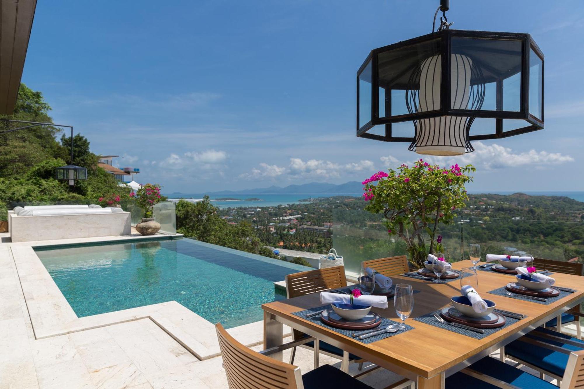 Villa Belle - Fully Serviced Private Sea View Villa With An Award Winning In-House Cook Choeng Mon Dış mekan fotoğraf