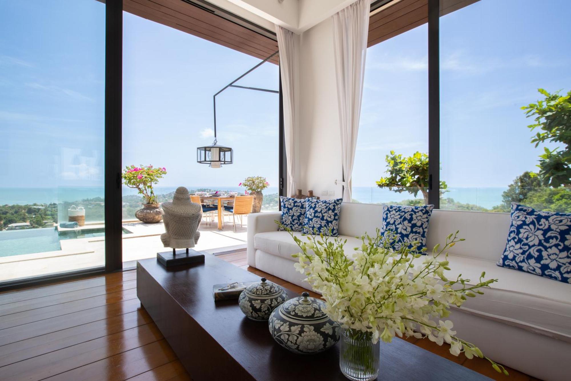 Villa Belle - Fully Serviced Private Sea View Villa With An Award Winning In-House Cook Choeng Mon Dış mekan fotoğraf