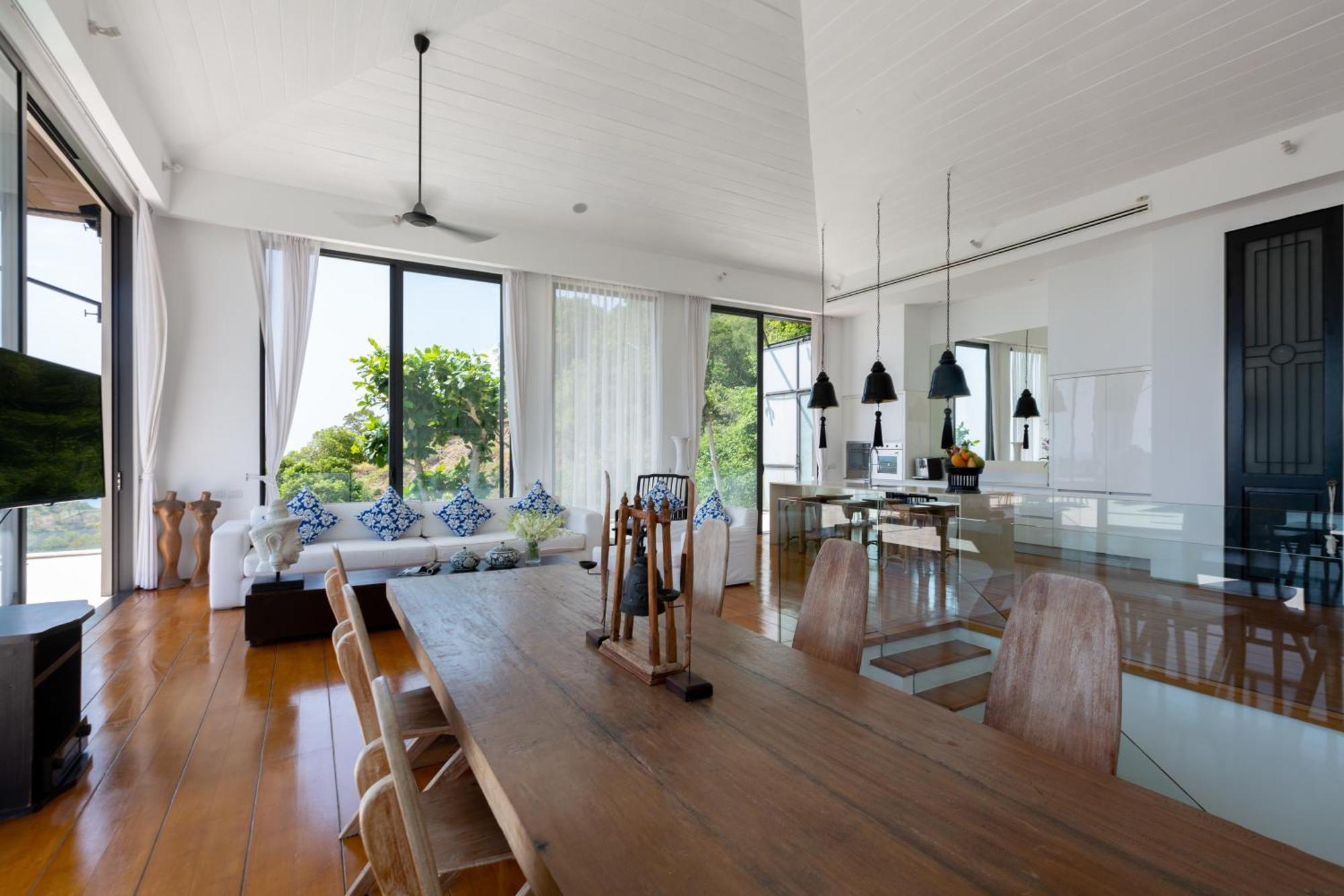 Villa Belle - Fully Serviced Private Sea View Villa With An Award Winning In-House Cook Choeng Mon Dış mekan fotoğraf